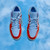 Red Jordan 1 low OFFW