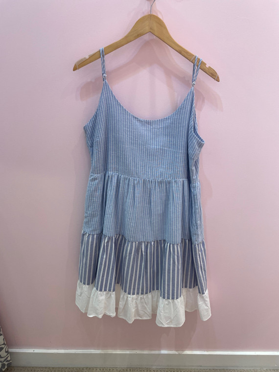 Sky Multi Stripe Dress