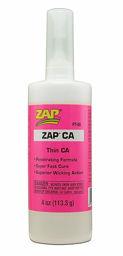 ZAP CA - Thin Viscosity Super Glue  