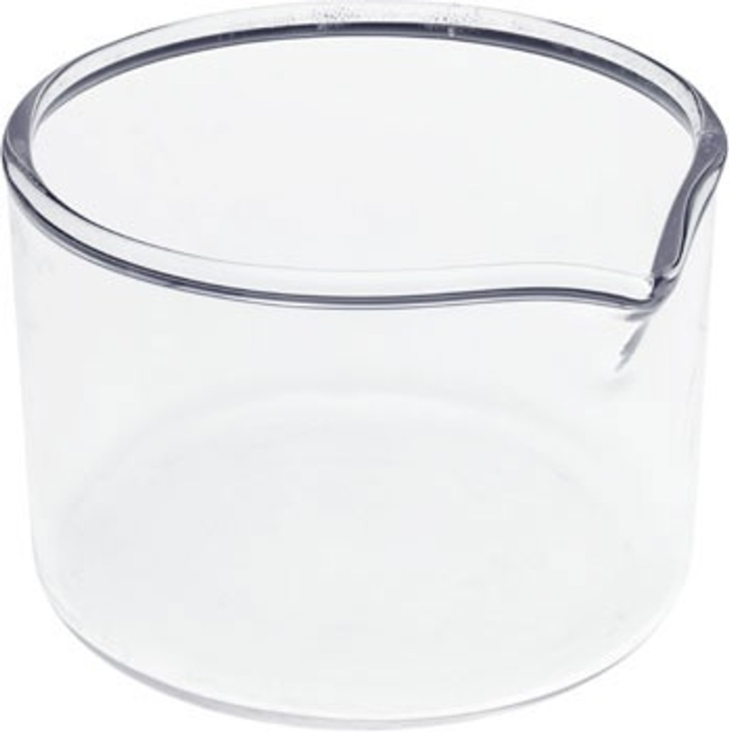 Crystalizing Dish with Spout (Glass)