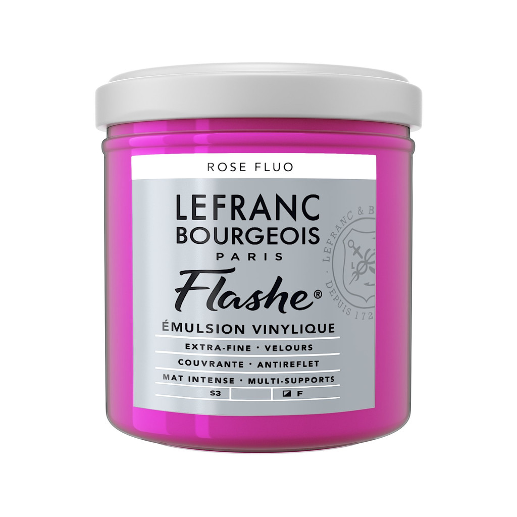 Flashe Vinyl Colours Fluorescent Pink 125ml