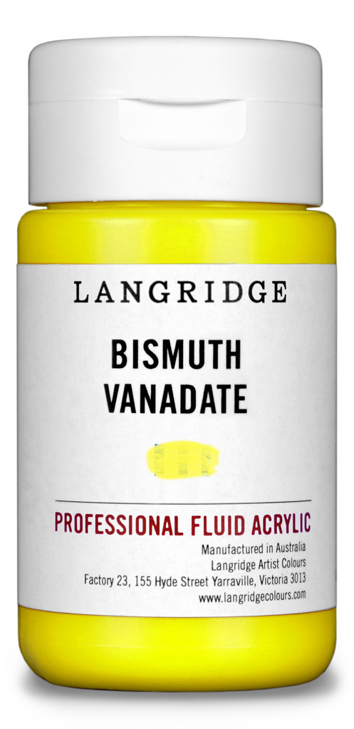 Langridge Bismuth Vanadate Yellow Fluid Acrylic