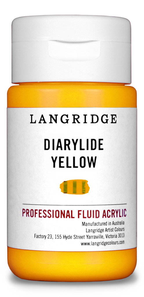 Langridge Diarylide Yellow Fluid Acrylic