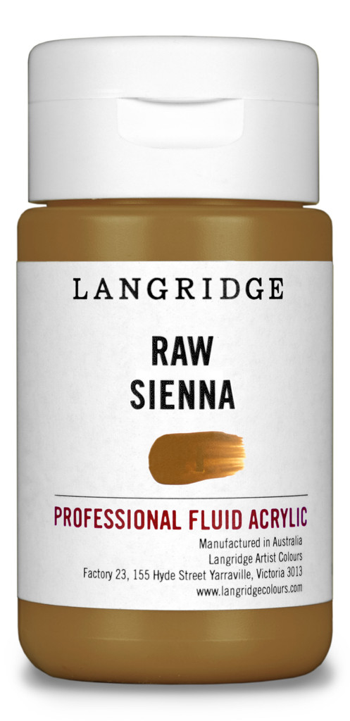 Langridge Raw Sienna Fluid Acrylic