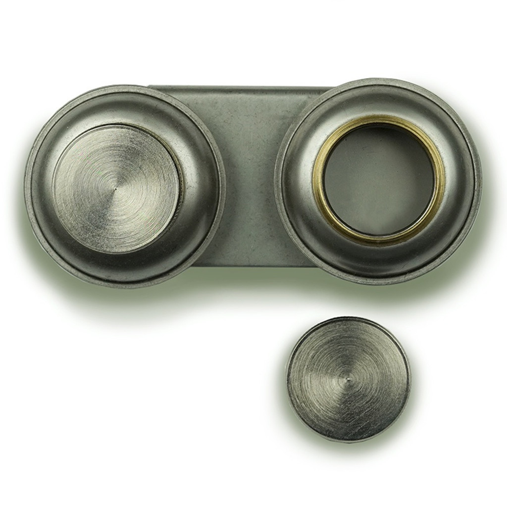 Metal Double Dipper with Screwtop lid