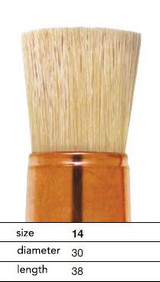 Leonard Bristle Stencil Brush 398RD