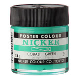 Nicker Poster Paint, Cobalt Green 40ml