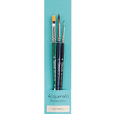 Watercolour Brush Set of 3 - Botanical Watercolour Brush Set of 3 - Botanical