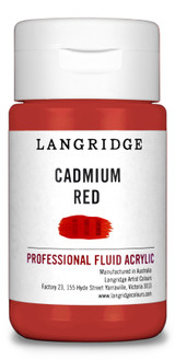 Langridge Cadmium Red Fluid Acrylic