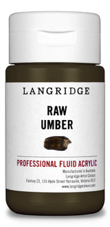 Langridge Raw Umber Fluid Acrylic