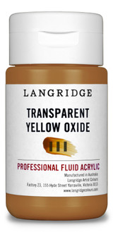 Langridge Transparent Yellow Oxide Fluid Acrylic