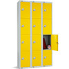 Risk Assessment Products Four Door Locker - 1800 x 300 x 450mm 
