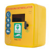 Risk Assessment Products Outdoor Defibrillator Cabinet - Unlocked - Heater and LED Light - Yellow 