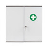  Budapest Metal Wall Cabinet White 