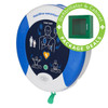 Heartsine 350P Semi Auto Defibrillator With Green Internal Defibrillator Cabinet Alarmed (AEBUNDLE47)