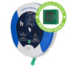 Heartsine 360P Fully Auto Defibrillator With Green Indoor AED Cabinet Alarmed (AEBUNDLE48)