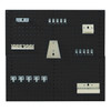 2 X 1.0M Perfo Panel & Hook Kit