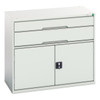 Verso 900mm High Cupboard & 2 Drawer Cabinet 1050×550×900mm