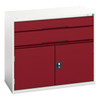 Verso 900mm High Cupboard & 2 Drawer Cabinet 1050×550×900mm