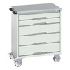 Verso Mobile Drawer Cabinet with 5 Drawers & Lino Worktop 800W × 600D × 980H