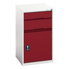 Verso 900mm High Cupboard & 2 Drawer Cabinet – 525W × 550D × 900H