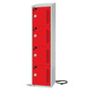 Six Door Tool Charging Locker – 1950/1800H × 450W × 500D, 3-Pin Socket, Key Locks, Sloping Top