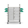 Callero STEAM Double Trolley - 8 Shallow & 4 Deep Trays