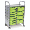 Callero STEAM Double Trolley - 8 Shallow & 4 Deep Trays