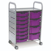 Callero STEAM Double Trolley - 8 Shallow & 4 Deep Trays