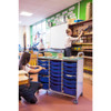 Callero Plus Treble Trolley - 16 Shallow & 4 Deep Trays