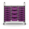 Callero Plus Treble Trolley - 16 Shallow & 4 Deep Trays