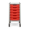 Dynamis Low Single Trolley with 6 Shallow Trays
