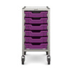 Dynamis Low Single Trolley with 6 Shallow Trays