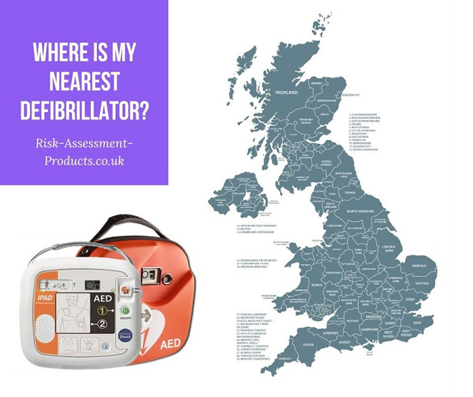 Where is my nearest defibrillator? Risk Assessment Products