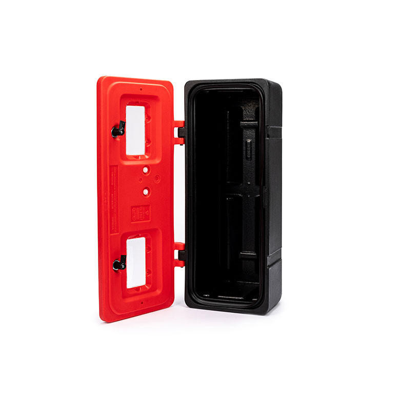 Single 6kg Fire Extinguisher Box with Break Glass Access
