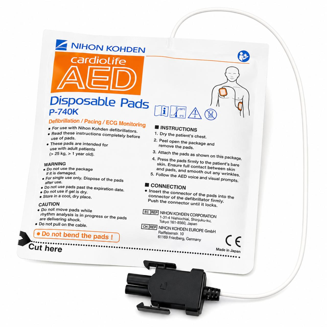 Nihon Kohden electrode pads | Risk Assessment Products