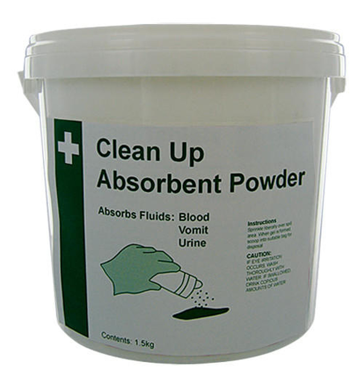 BODY FLUID ABSORBENT POWDER (10gm) X 2 - BLOOD VOMIT URINE