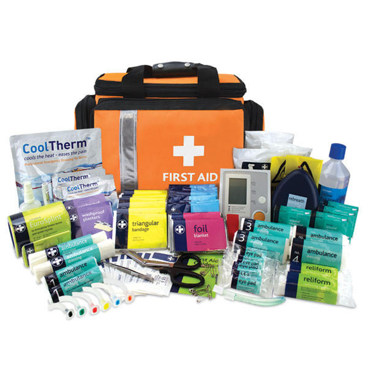First Aid Kit Waterproof All Purpose Emergency Kit with Shoulder