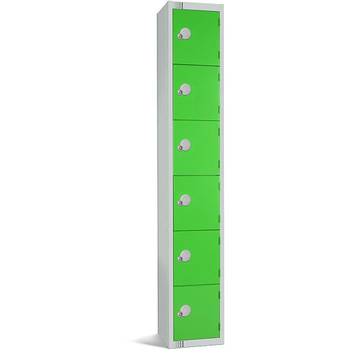 Risk Assessment Products Six Door Locker - 1800 x 300 x 300mm 