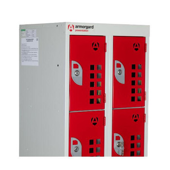 Armorguard Powerstation, 10 Door Battery Charging Locker Bank 