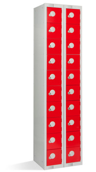 Risk Assessment Products 20 Door Personal Effects Locker (Floor Standing) 1800 x 450 x 380mm 