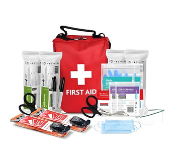 Public Access Trauma (PAcT) First Aid Kit in Zipper Pouch