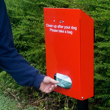 Dog Bag Dispenser - Red