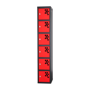 PowerStation™ 6 Locker Charging Unit (Padlock Cam Lock)