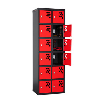 PowerStation™ 12 Locker Charging Unit (Padlock Cam Lock)