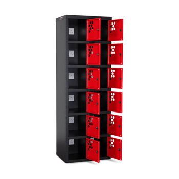 PowerStation™ 12 Locker Charging Unit (Padlock Cam Lock)