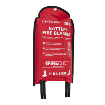 Firechief® LithShield™ Tough Battery Fire Blanket 1.55m × 1.55m