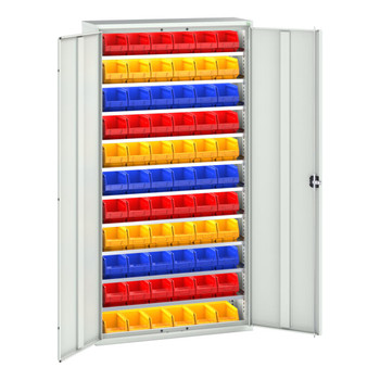 Verso Bin Cupboard - 2000h x 1050w x 350d - 66 No.3 Bins