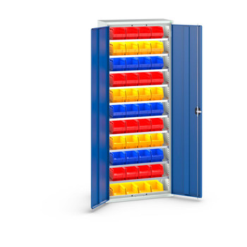 Verso Bin Cupboard – 2000H × 800W × 350D with 44 No.3 Bins