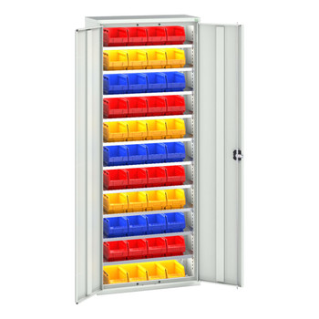 Verso Bin Cupboard – 2000H × 800W × 350D with 44 No.3 Bins